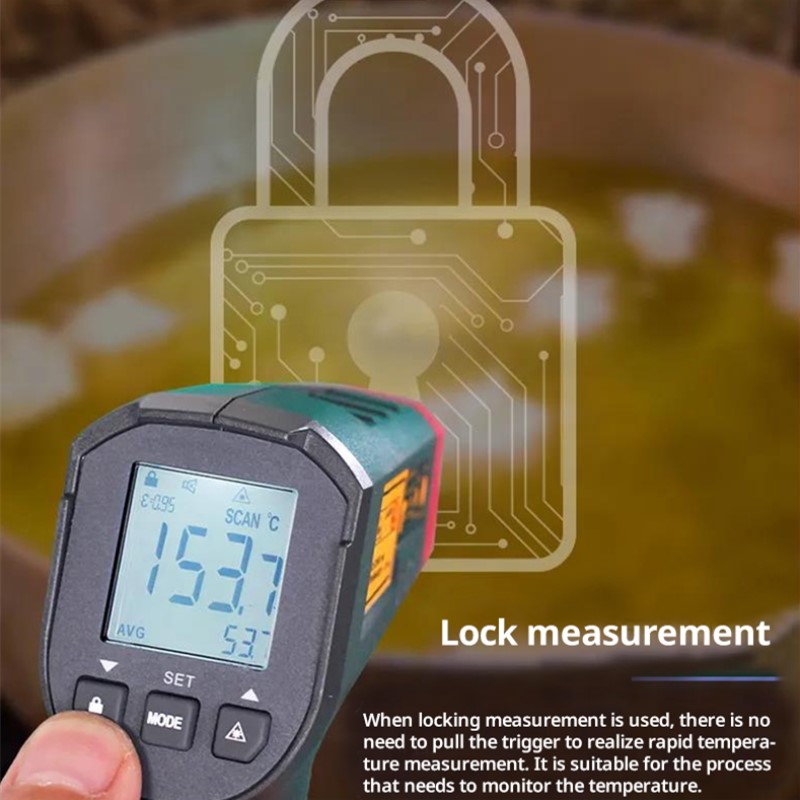 Industrial Laser Temperature Sensor - UNI-T UT306S UT306C thermomètre numérique Laser