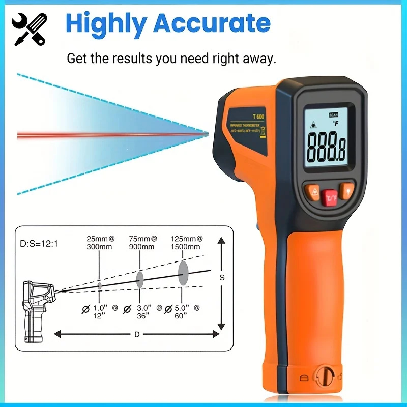 Industrial Laser Temperature Sensor - Therye.com-Capteur infrarouge numérique, pyromètre, laser sans