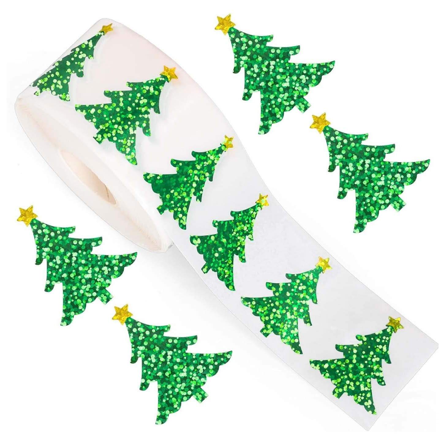 Industrial Green Laser - Rouleau d'autocollants pour arbre de Noël,