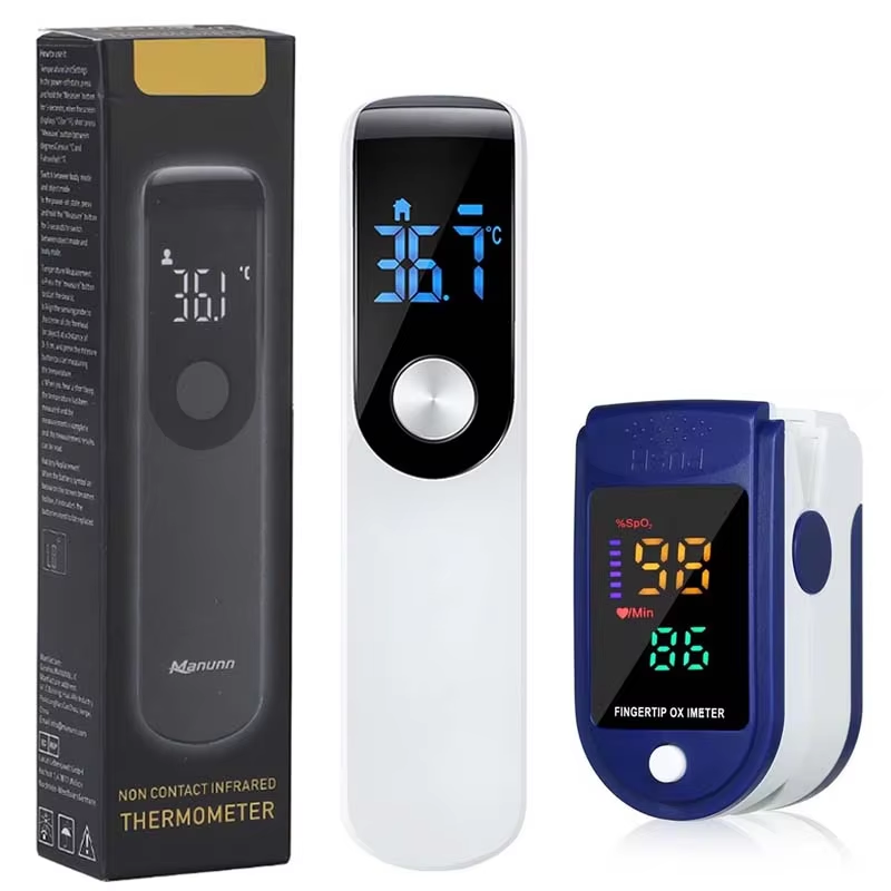 Industrial Laser Temperature Sensor - Thermomètre de fièvre infrarouge numérique LCD