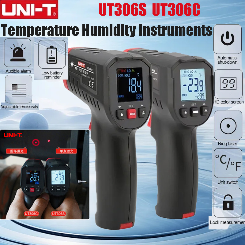 UNI-T UT306S UT306C thermomètr - Industrial Laser Temperature Sensor avis et prix