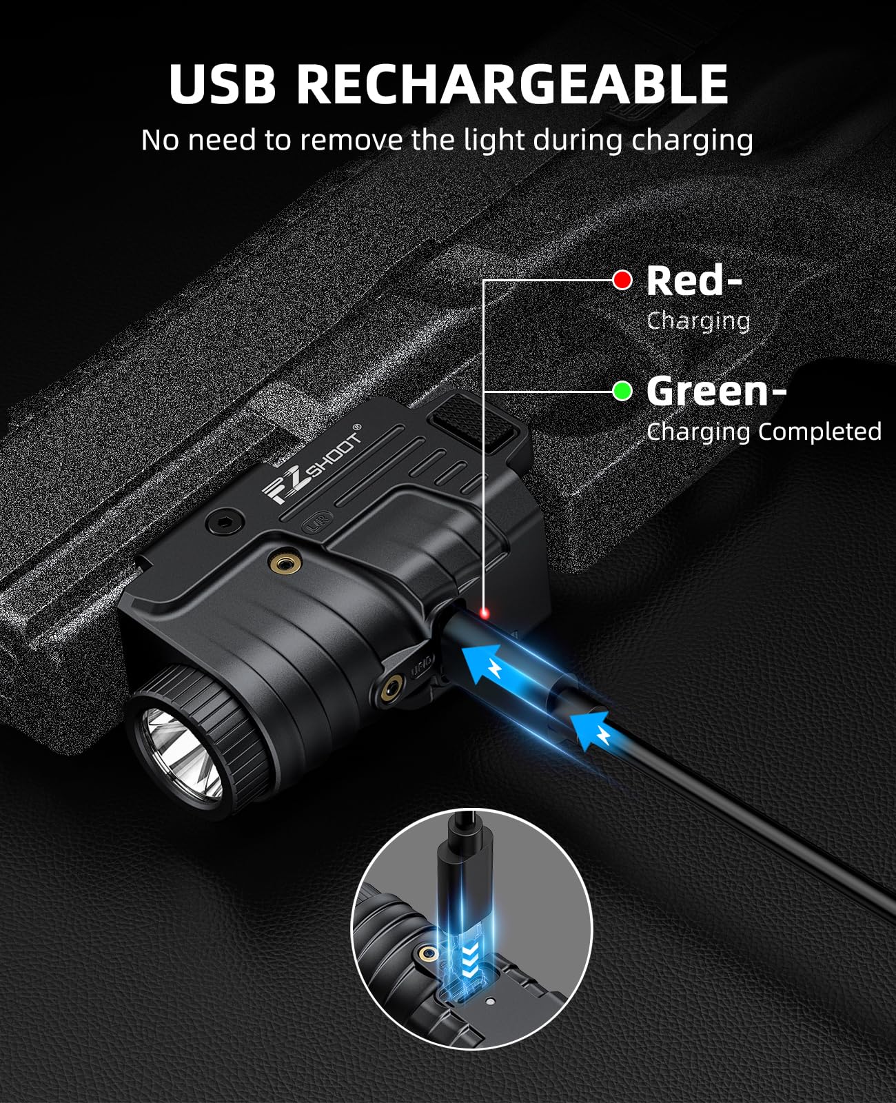 Ezshoot 800 Lumens Pistolet cl - Industrial Green Laser avis et prix