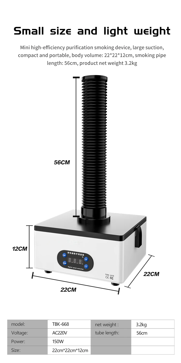 - Pour TBK 668 extracteur de f - Fume Extractor Laser avis et prix