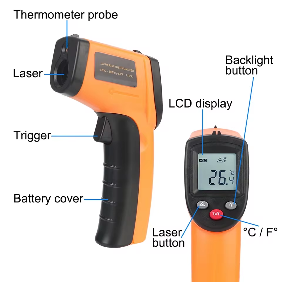 Nouveau thermomètre infrarouge - Industrial Laser Temperature Sensor avis et prix