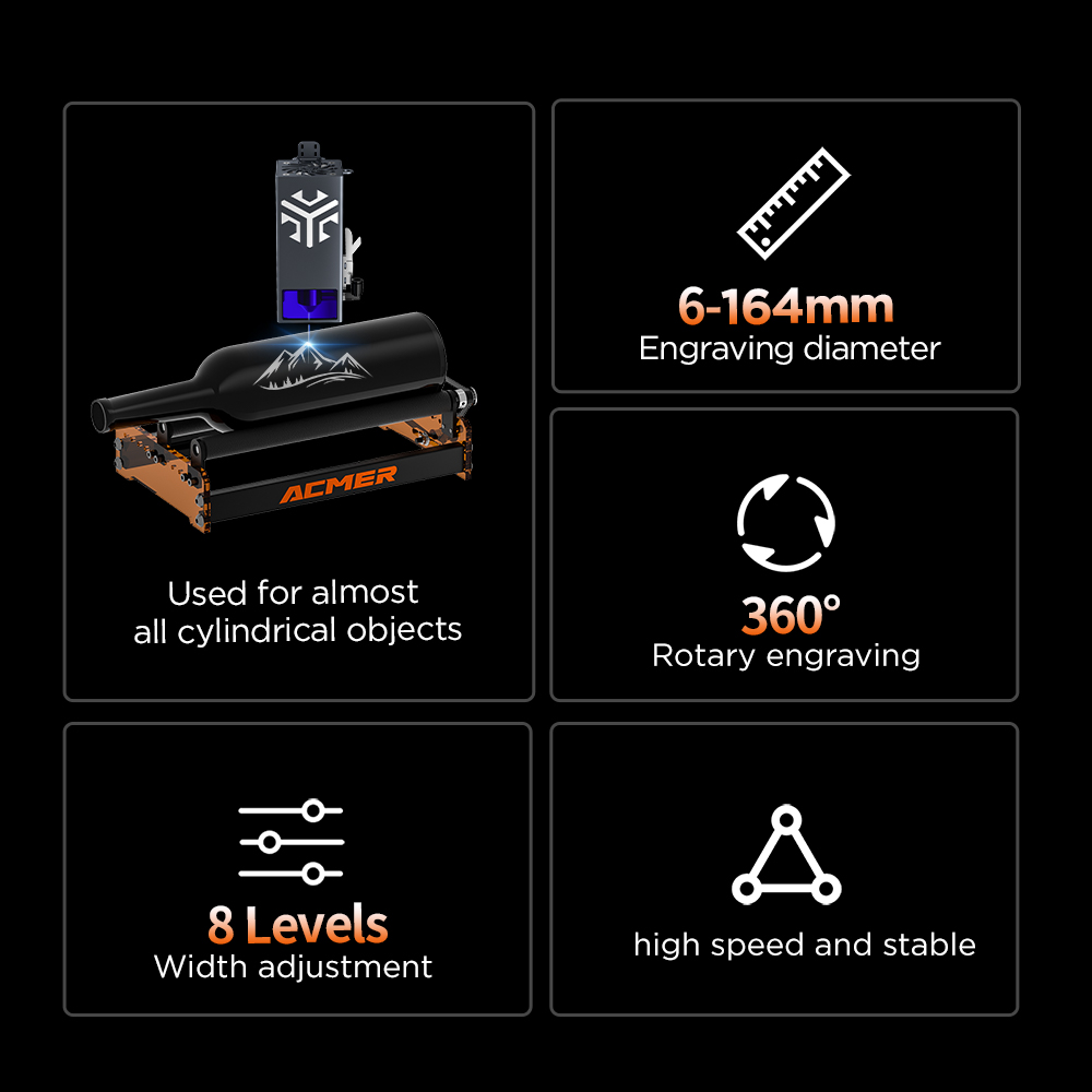 Rouleau rotatif laser ACMER M3 - Industrial Laser Equipment avis et prix