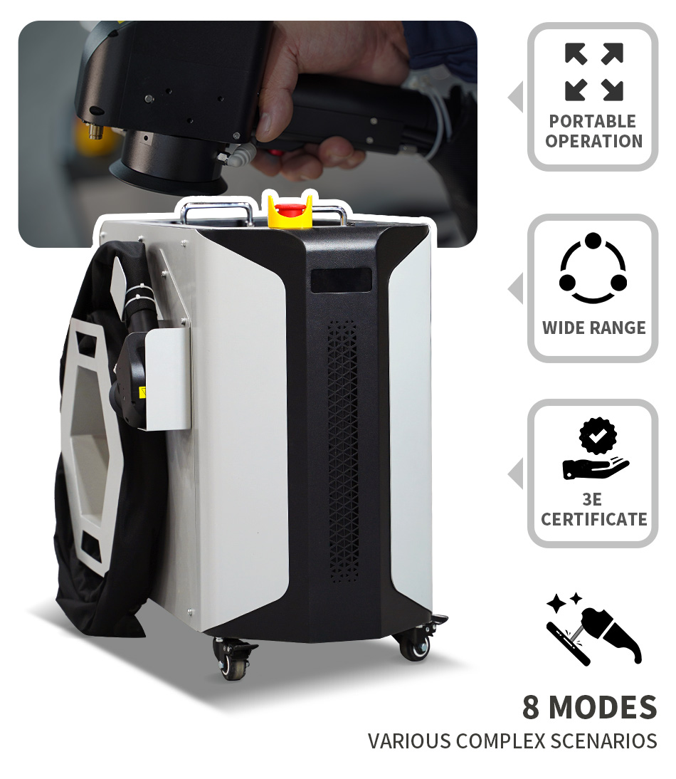 Machine de nettoyage laser pou - Industrial Laser Paint Removal avis et prix