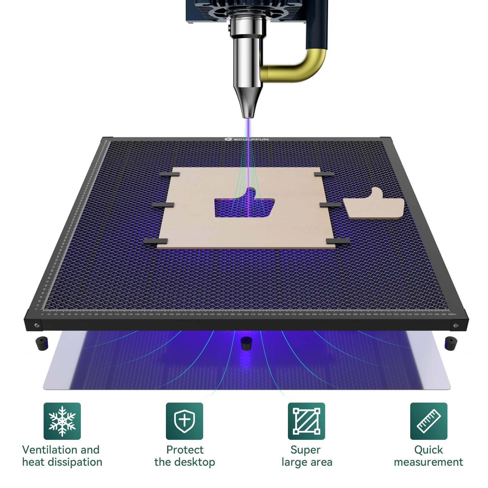 SCULPFUN – établi à panneau en - Co2 Laser Engraving Machine avis et prix