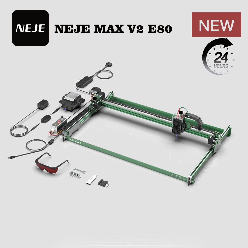 Graveur laser NEJE MAX V2 E80  - Industrial Laser Engraver avis et prix