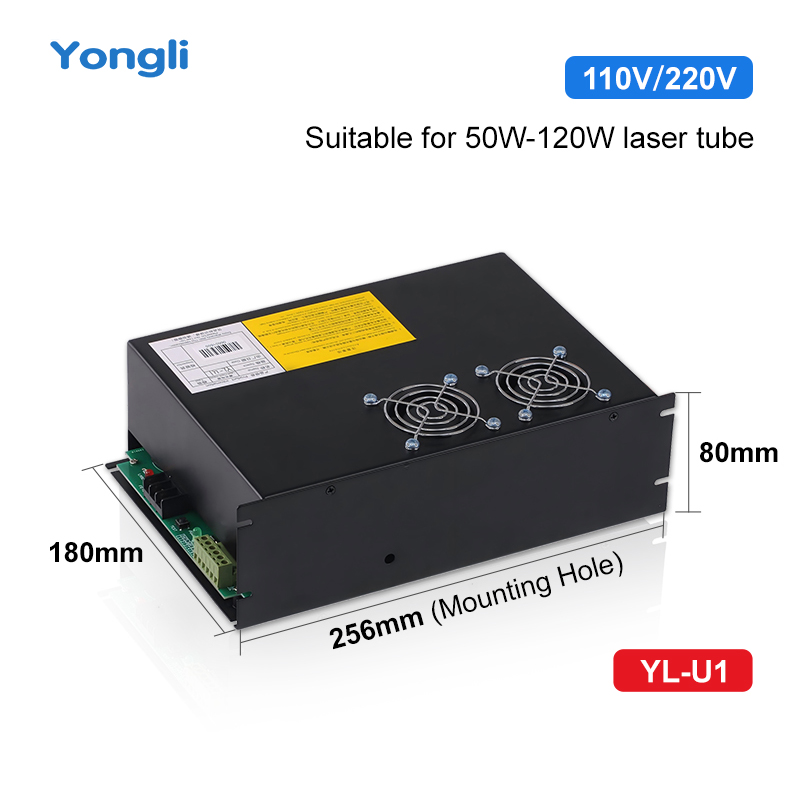 Alimentation laser CO2 YongLi  - Laser Power Supply 60W avis et prix