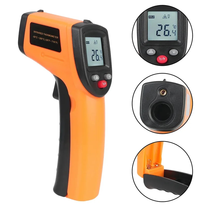 -50~380 ° C pyromètre infrarou - Industrial Laser Temperature Sensor avis et prix