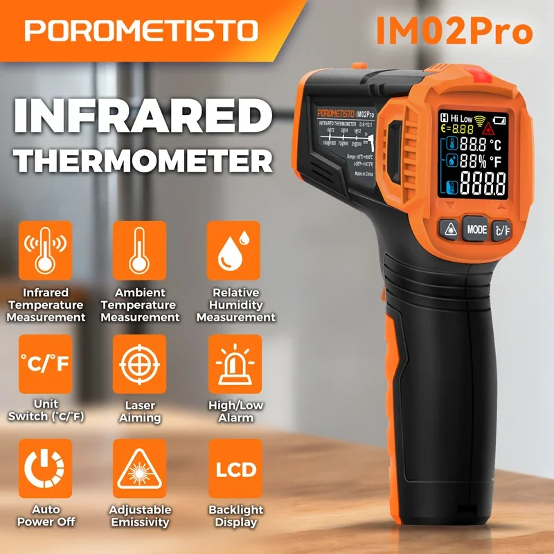 Thermomètre infrarouge -50~380 - Industrial Laser Temperature Sensor avis et prix